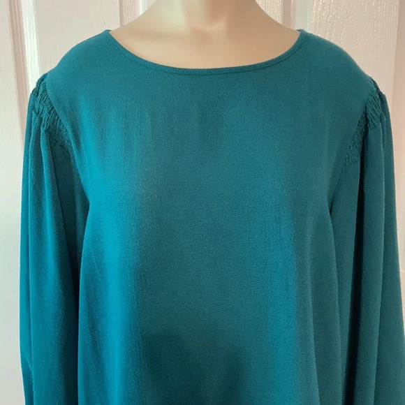 Blue Rain Green Blouse XL - Picture 2 of 15
